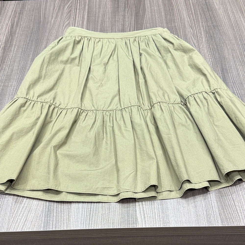 Zara Sage A-Line Skirt